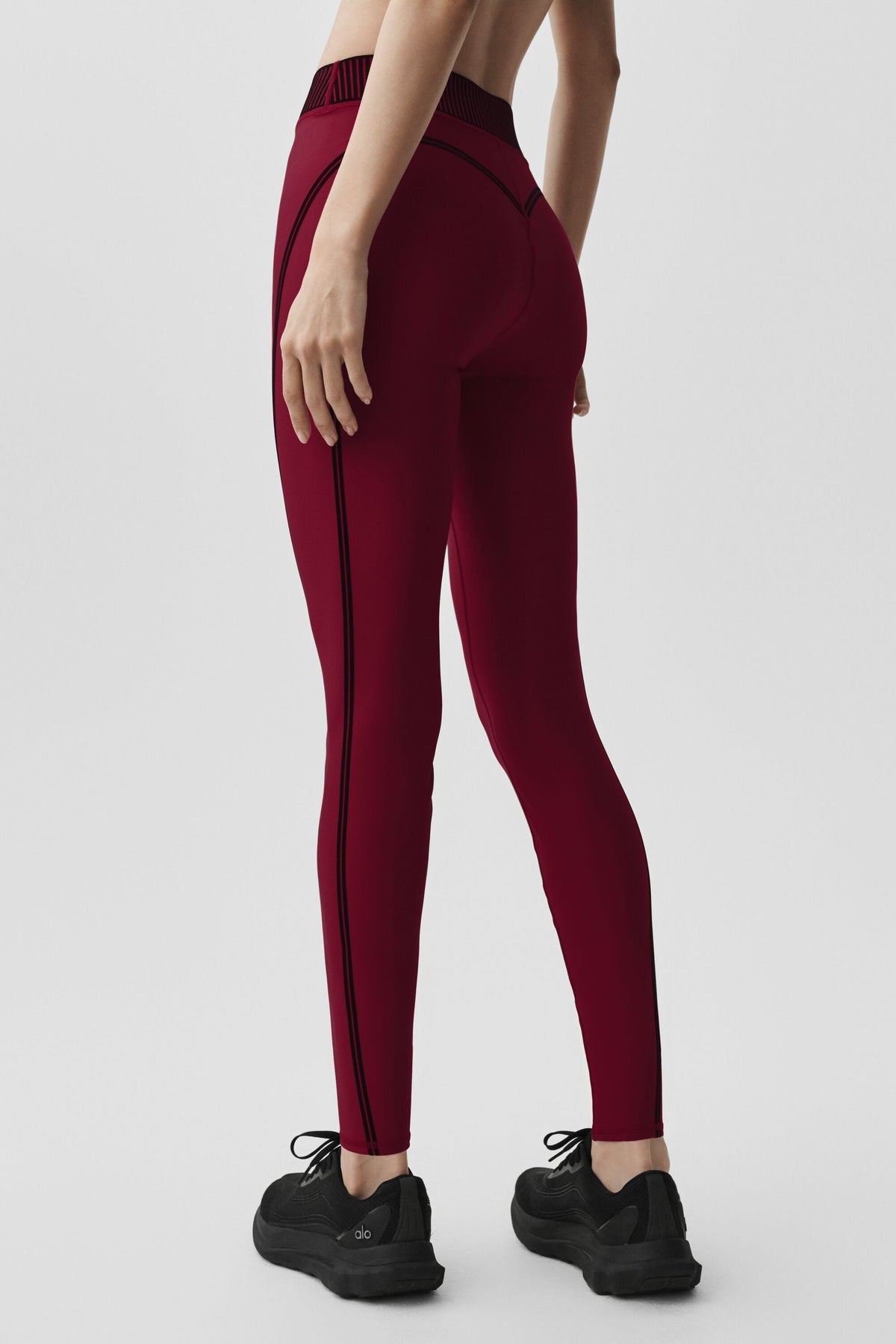 Alo Yoga Airlift High-Waist 7/8 Line Up Legging - Summer Romance Red - imagen 2