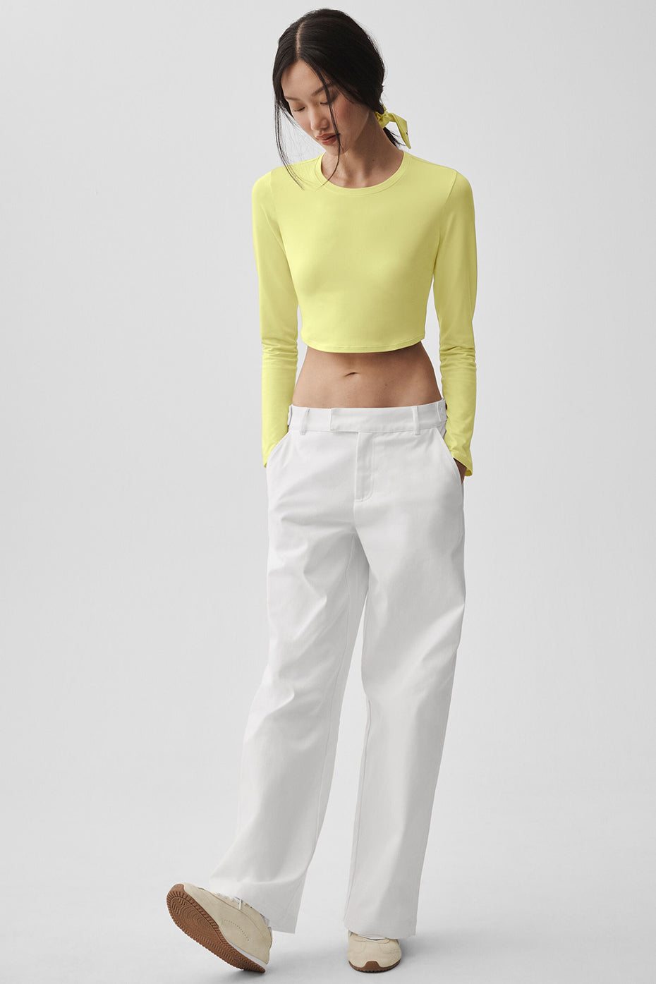 Alo Yoga High Road Straight Leg Pant - White - imagen 5