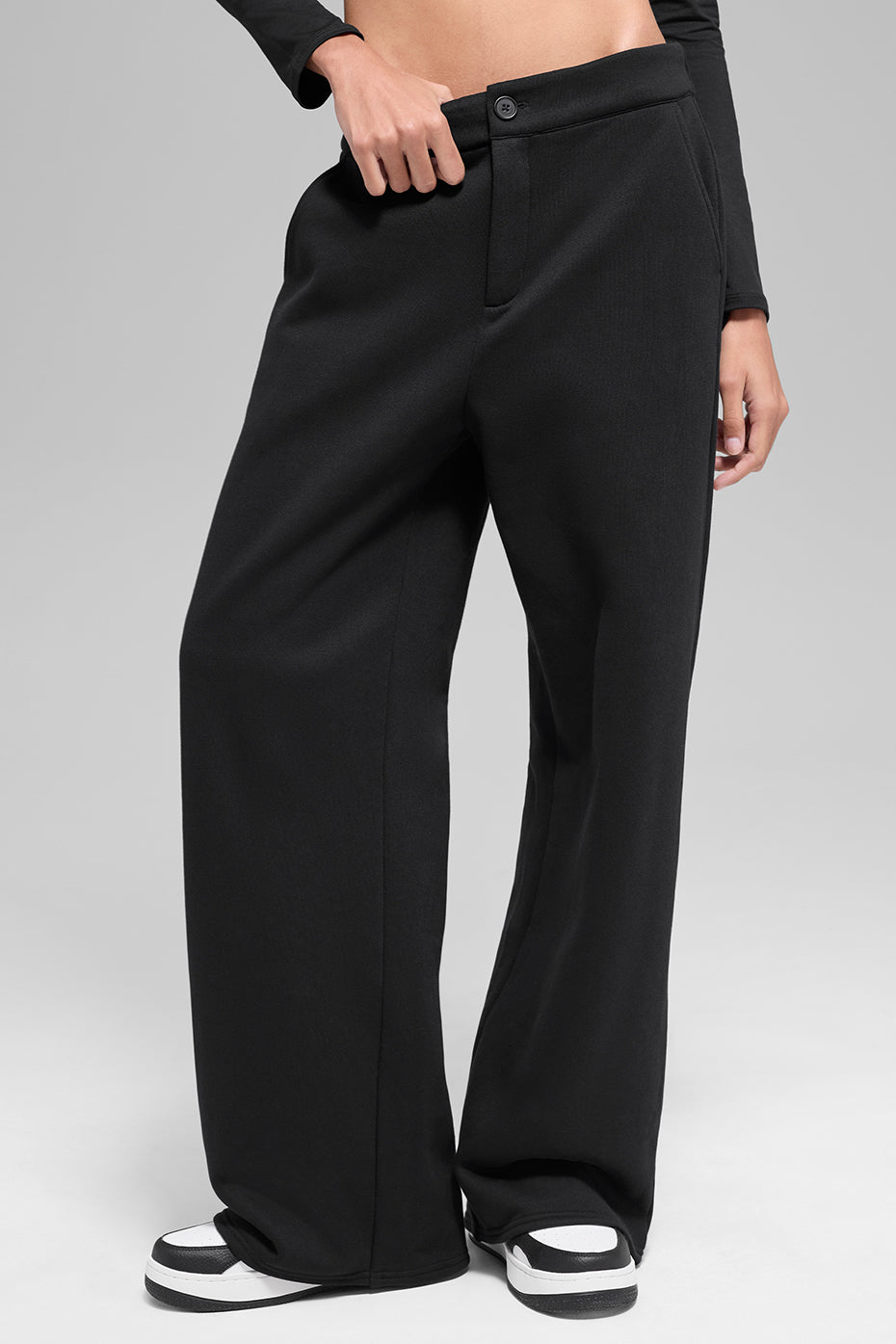 Alo Yoga High-Waist Sweatpant Trouser - Black - imagen 1
