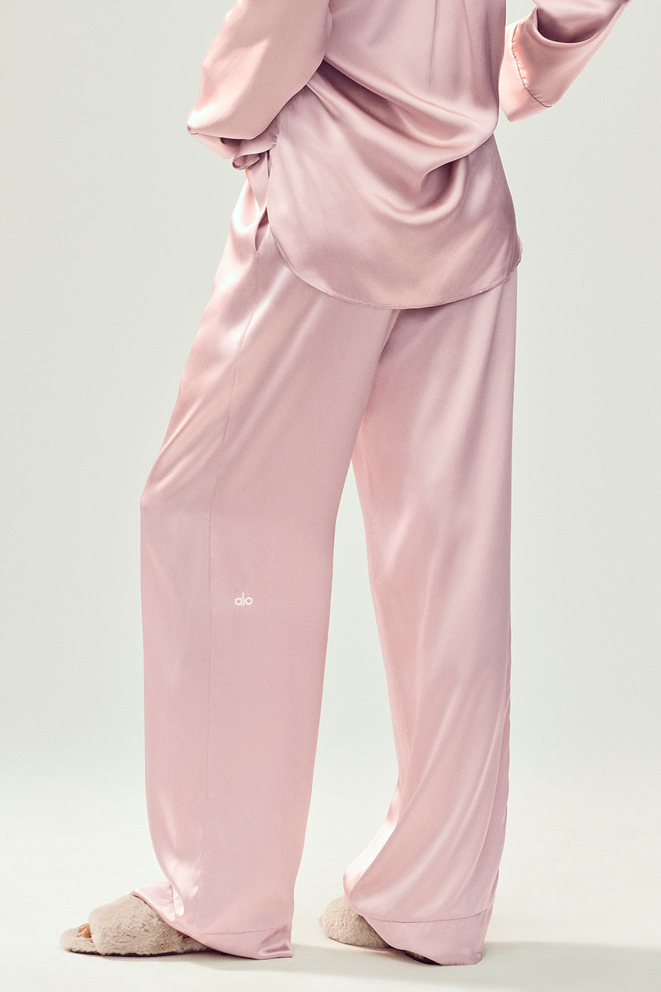 Alo Yoga Silk Luminous Pant (Long) - Pink Champagne - imagen 2
