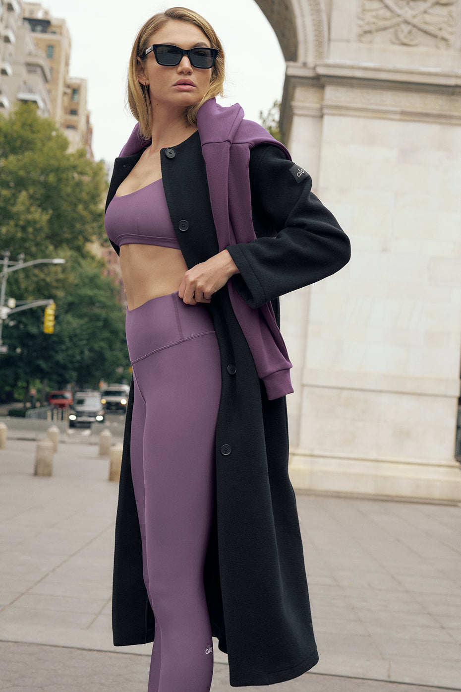 Alo Yoga 7/8 High-Waist Airlift Legging - Plum Kiss - imagen 1