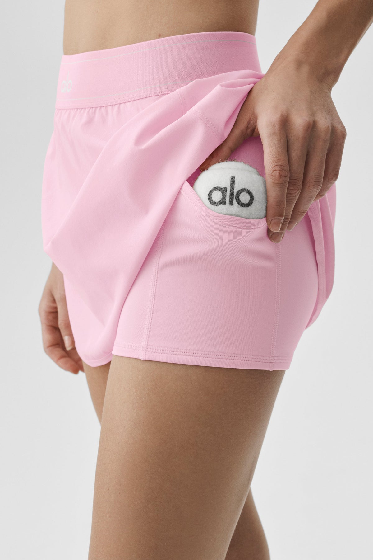 Alo Yoga Match Point Tennis Skirt - Pink Marshmallow - imagen 2