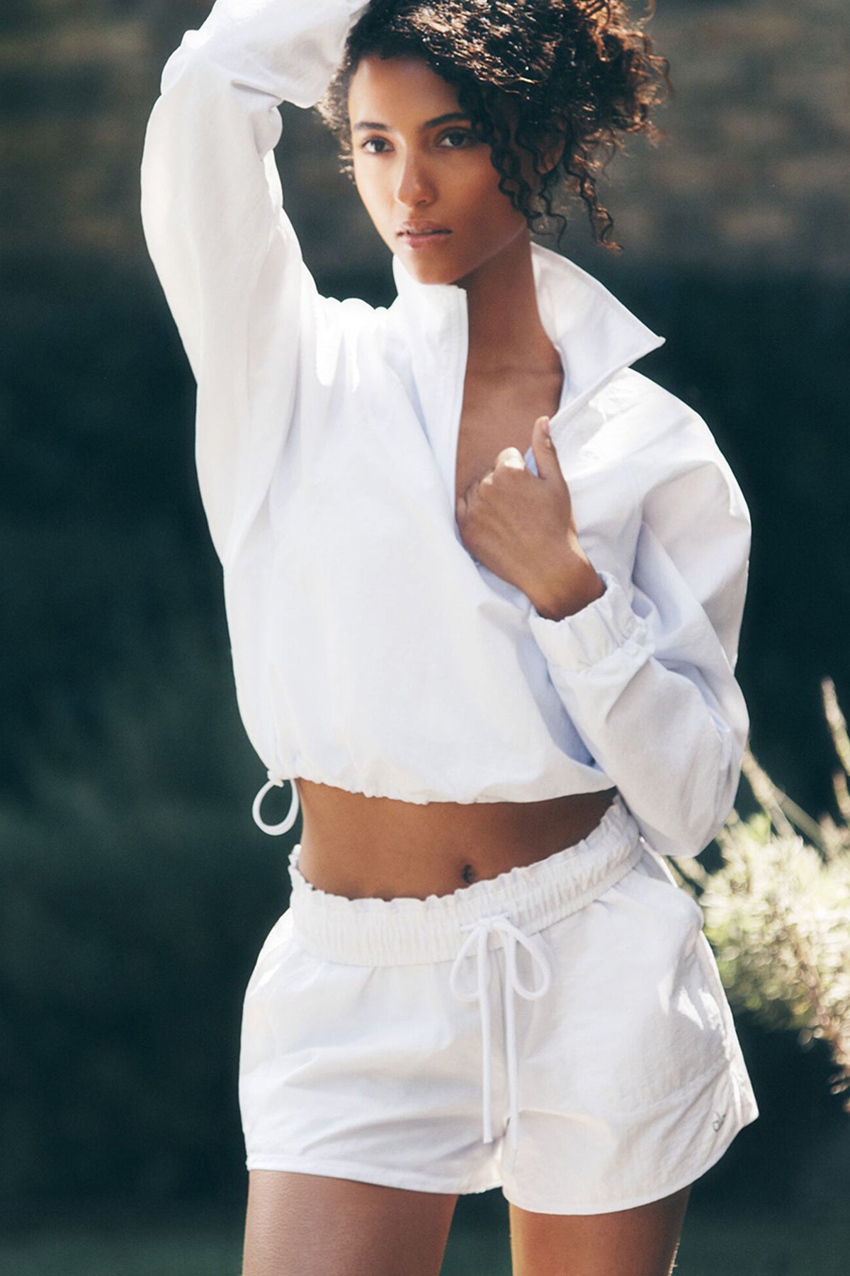 Alo Yoga Alumni Short - White - imagen 1