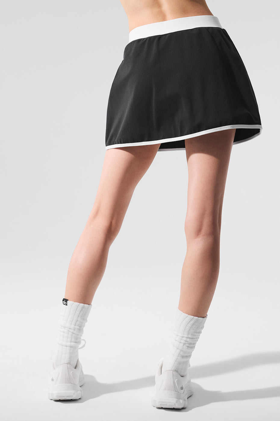 Alo Yoga Airbrush Streamlined Skirt - Black/White - imagen 3