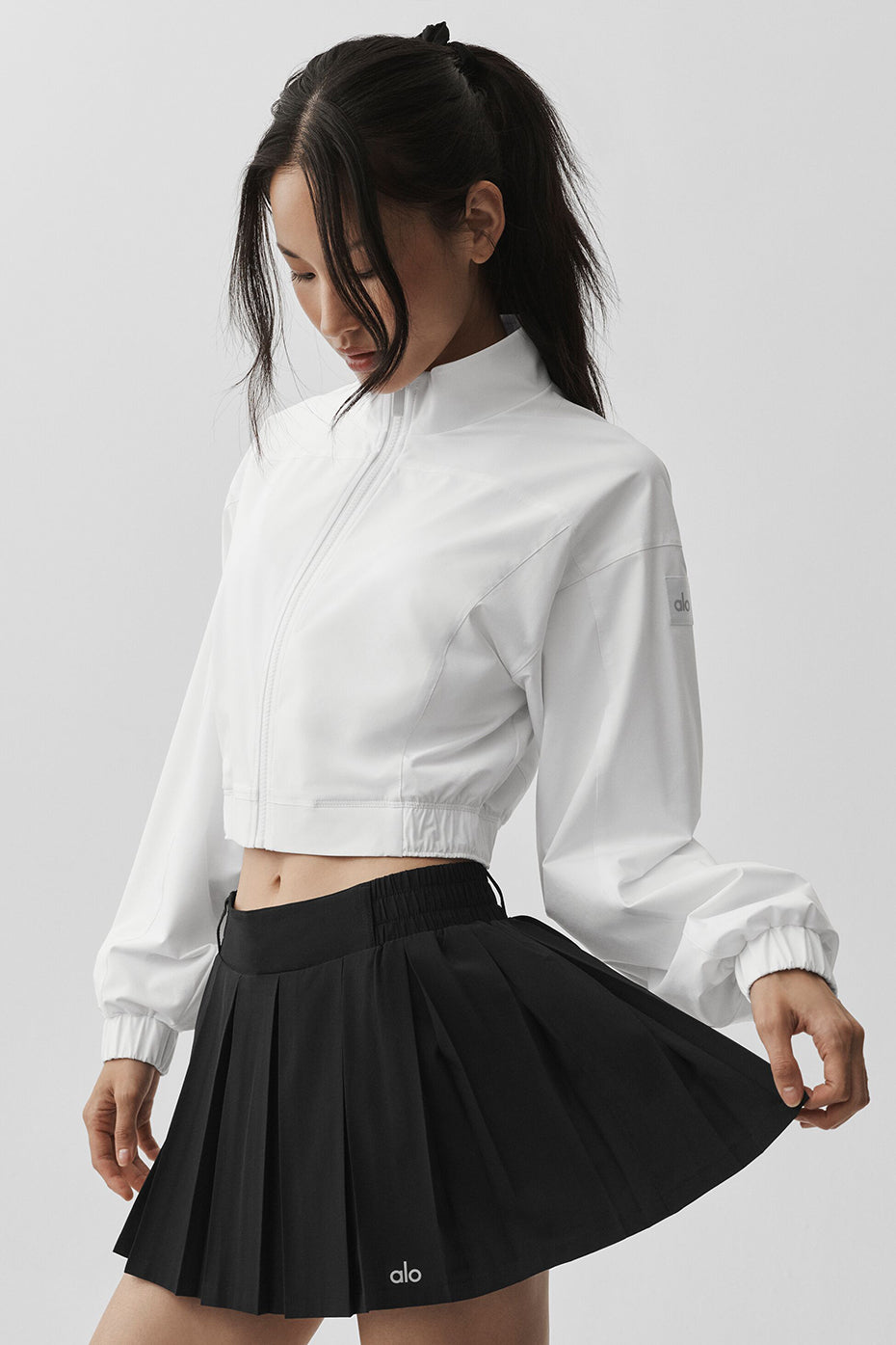 Alo Yoga Rally Tennis Skirt - Black - imagen 4