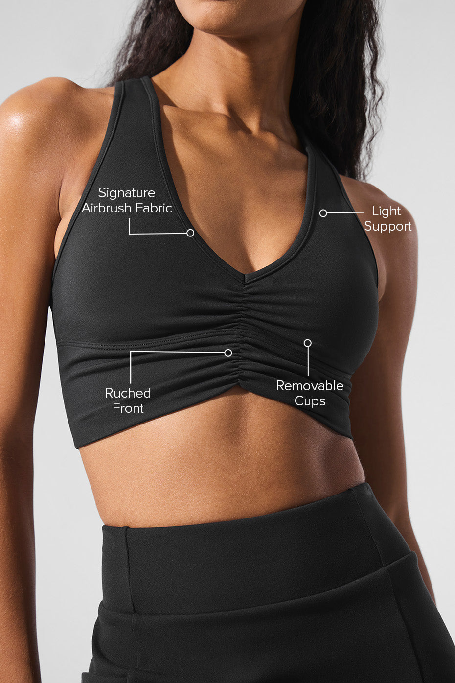 Alo Yoga Wild Thing Bra - Black - imagen 2