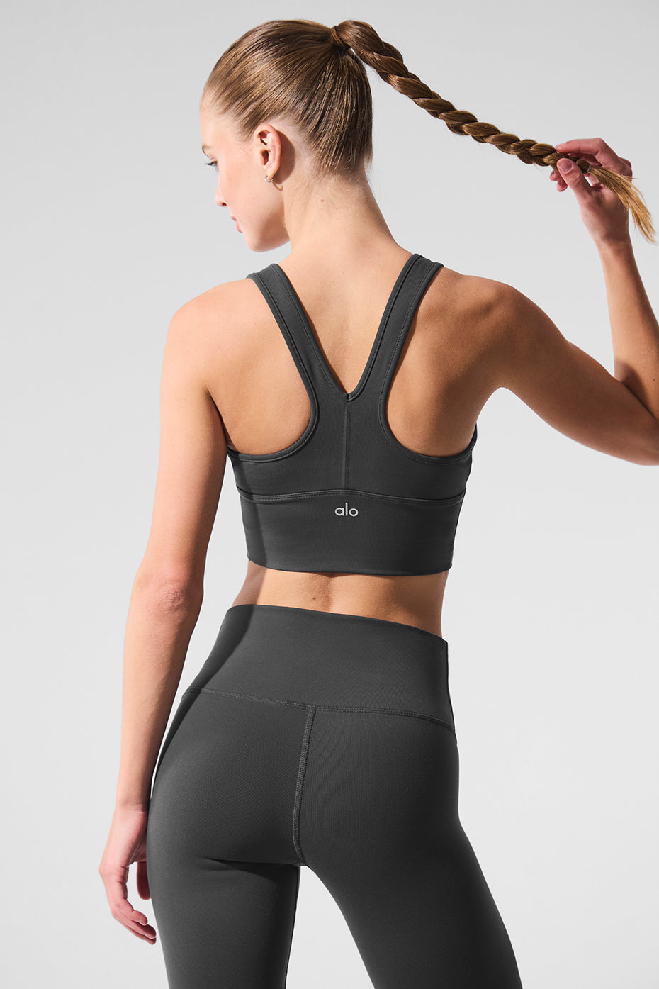 Alo Yoga Wild Thing Bra - Anthracite - imagen 3