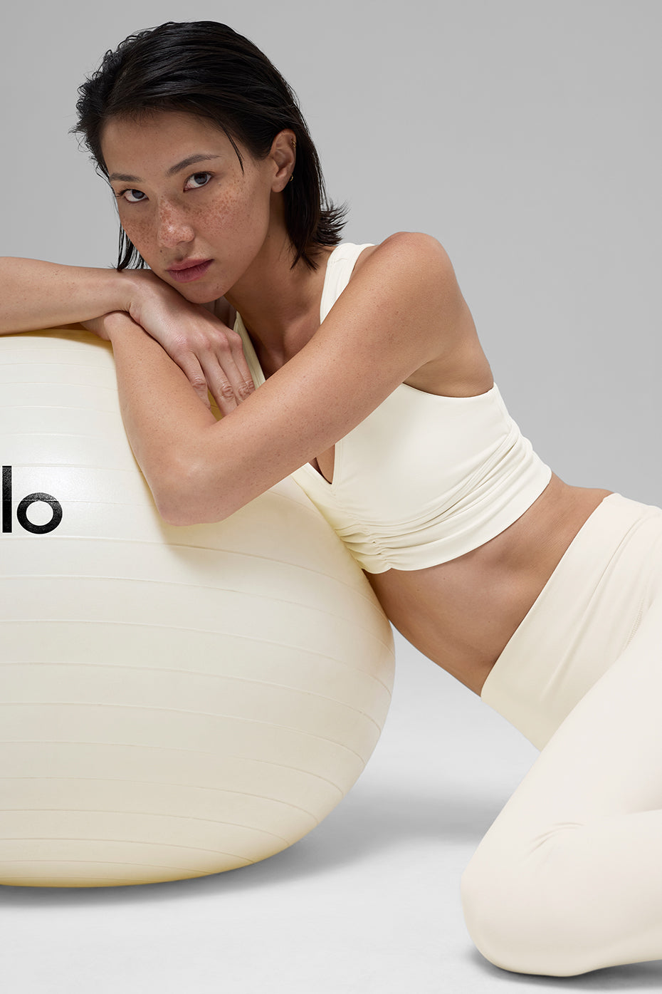 Alo Yoga Wild Thing Bra - Ivory - imagen 4