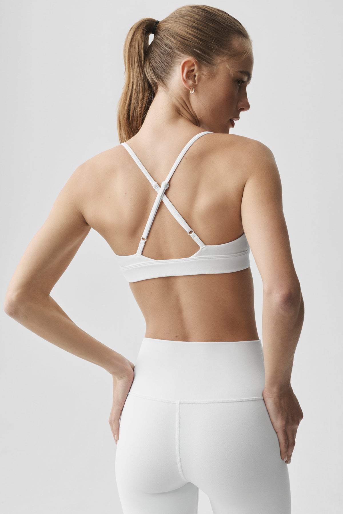 Alo Yoga Splendor Bra - White/Black - imagen 2