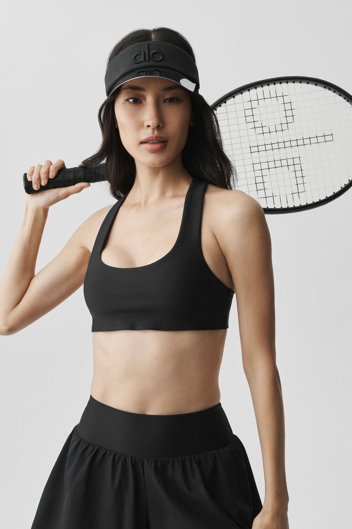 Alo Yoga Airlift Advantage Racerback Bra - Black - imagen 3
