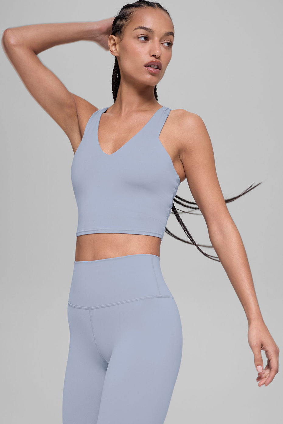 Alo Yoga Airbrush Real Bra Tank - Winter Frost - imagen 4