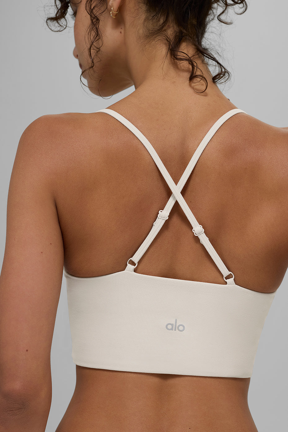 Alo Yoga Alosoft Highlight Bra - Bone - imagen 2