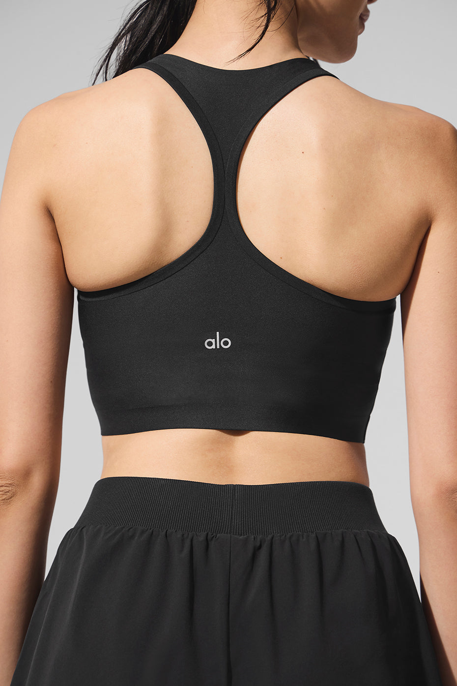 Alo Yoga Airlift Super Sleek Bra Tank - Black - imagen 6
