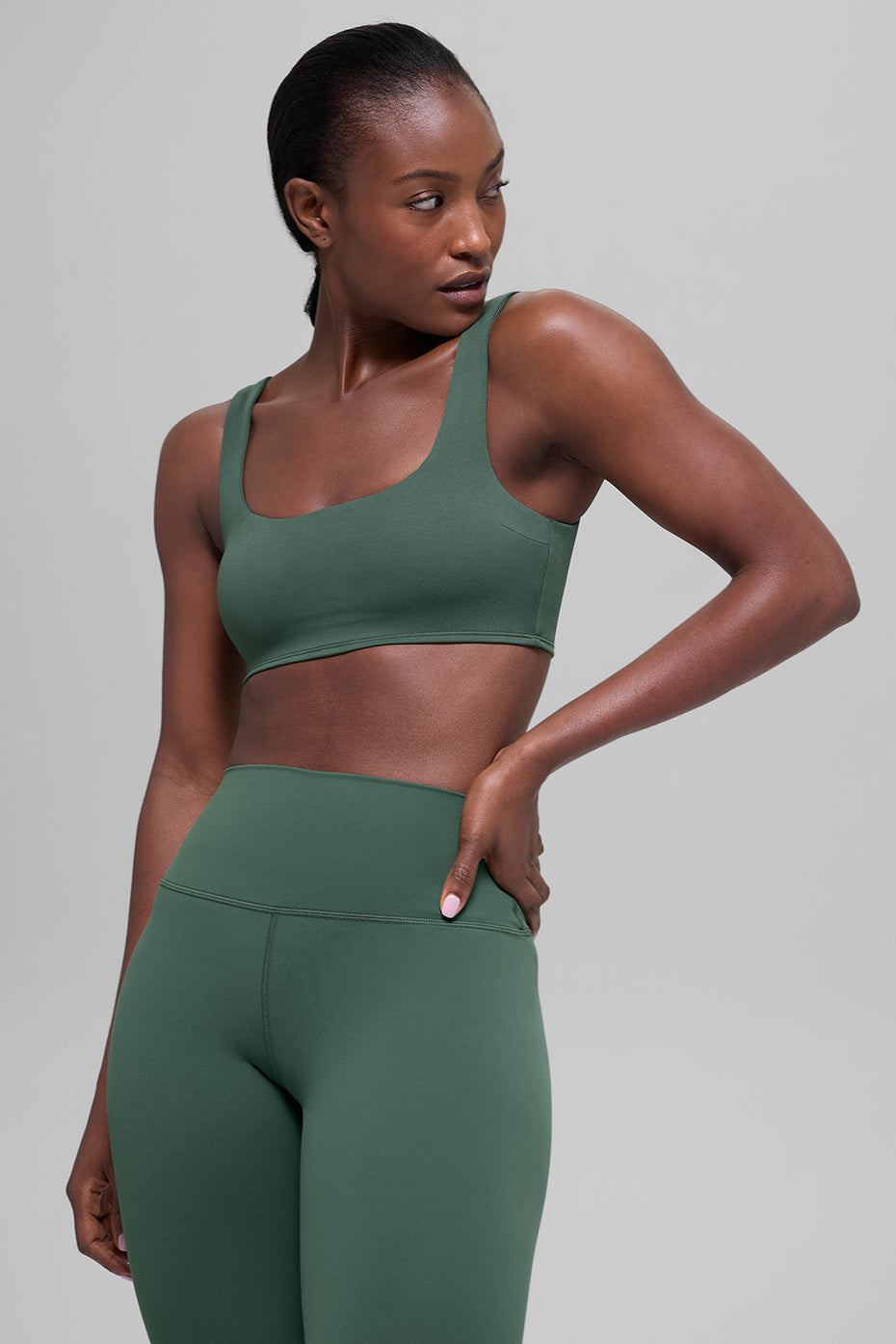 Alo Yoga ALO Softsculpt Precision Bra - Clover Green - imagen 1