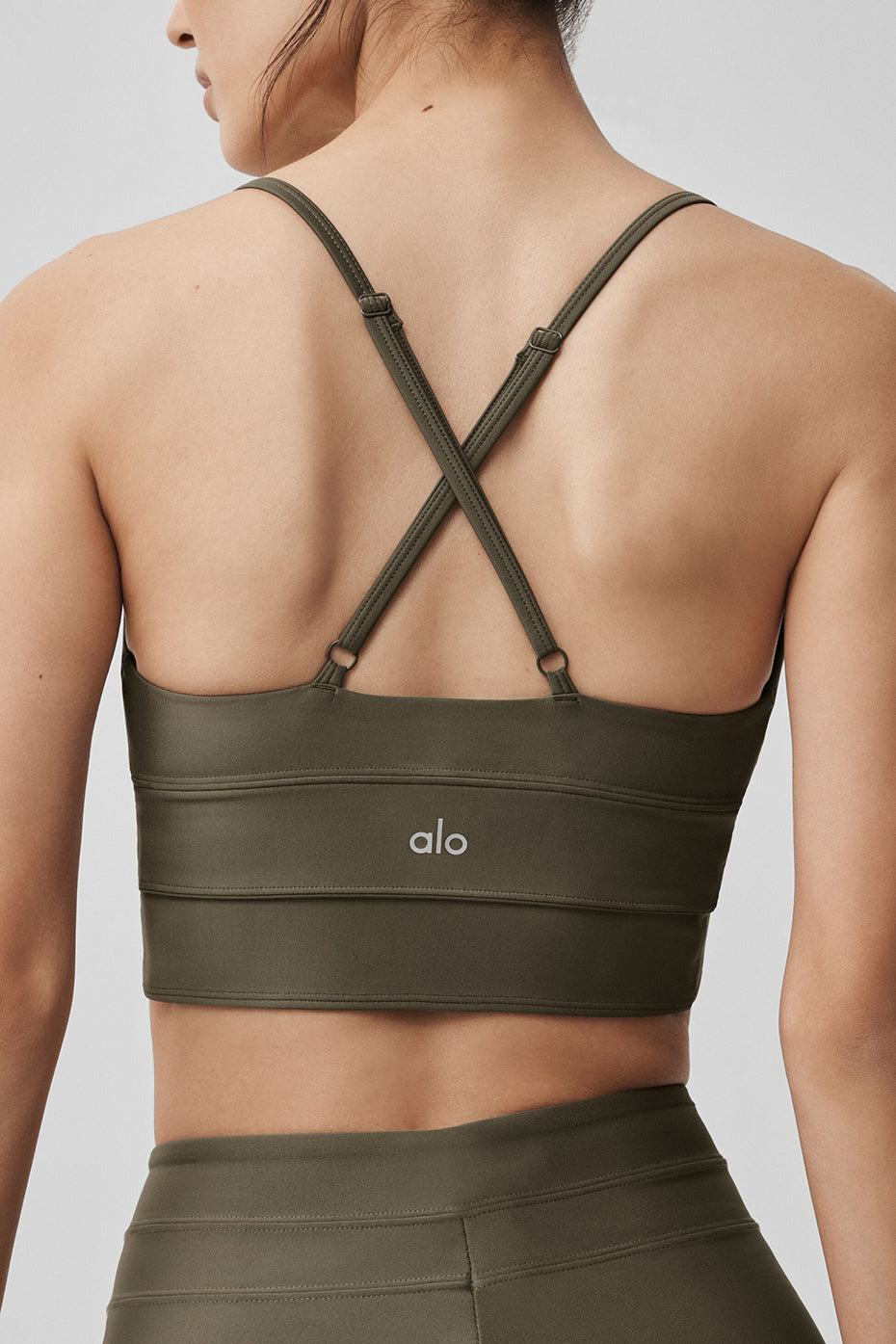 Alo Yoga Airlift Evolve Bra - Olive Tree - imagen 2