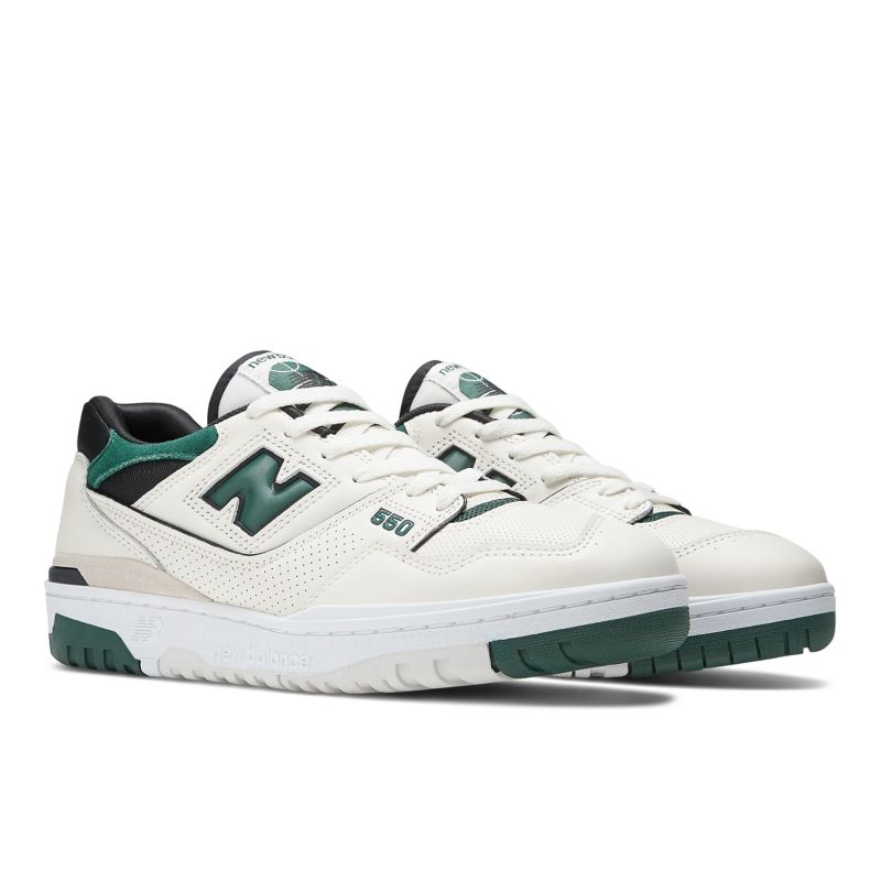 New Balance tenis 550 Sea Salt Pine Green | BB550VTC
