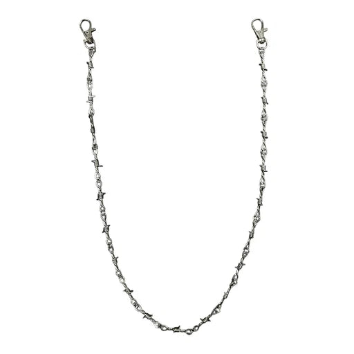 Mixed Emotion Barbwire Jean Keychain