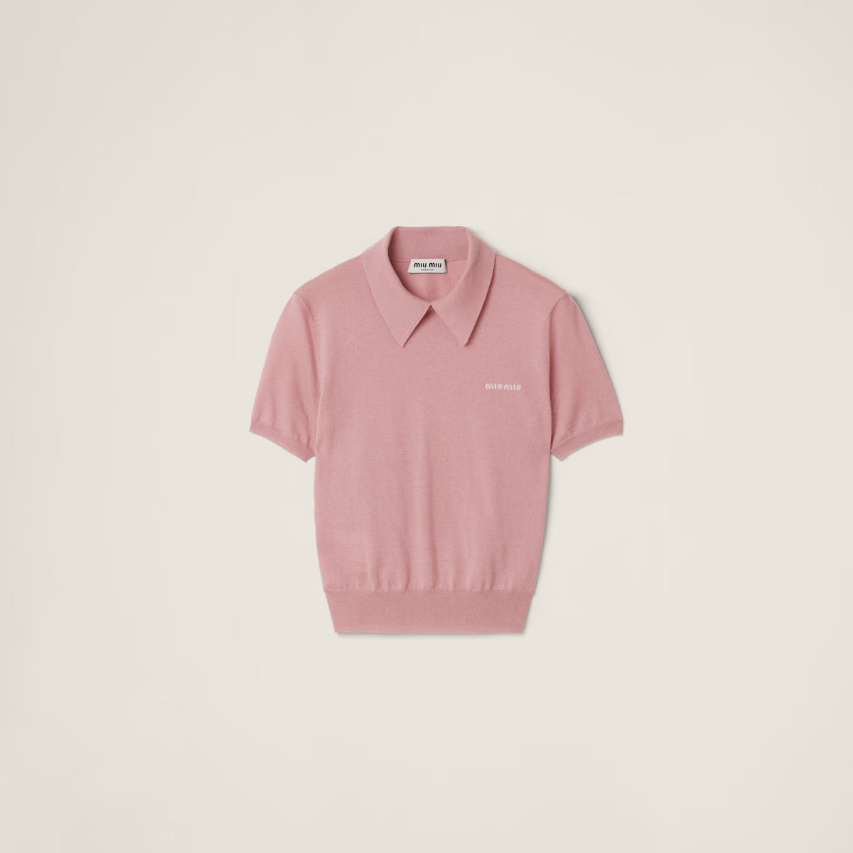Miu Miu Polo de seda y cachemir