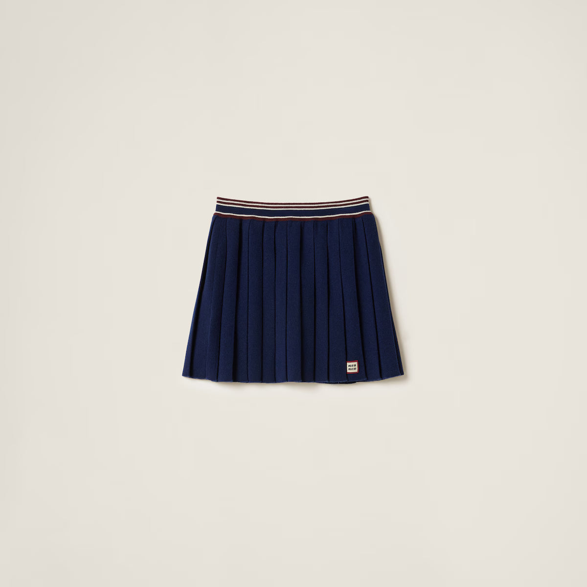 Miu Miu Falda de lana y cachemir