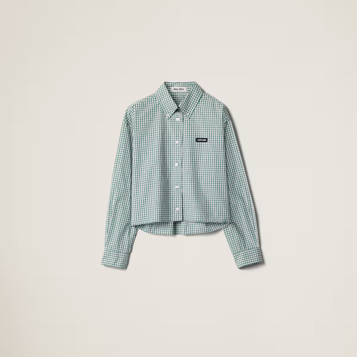 Miu Miu Camisa de cuadros
