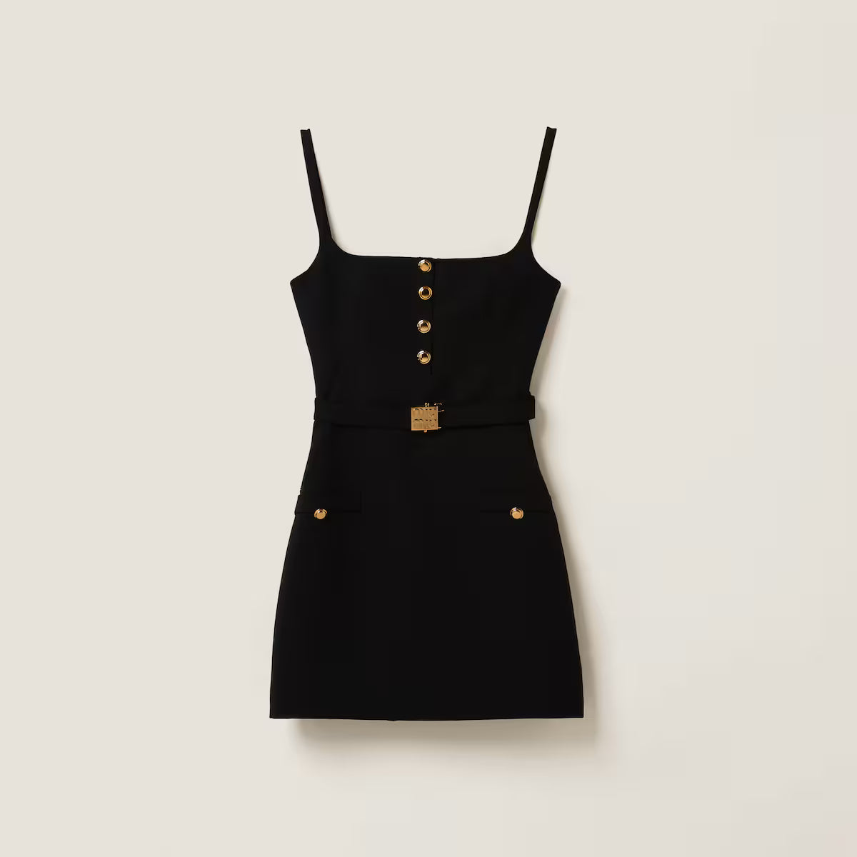 Minivestido Miu Miu de grain de poudre