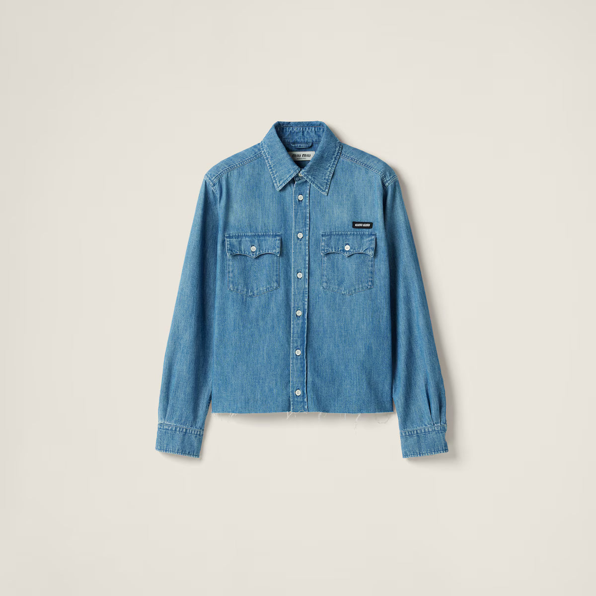 Miu Miu Camisa de cambray