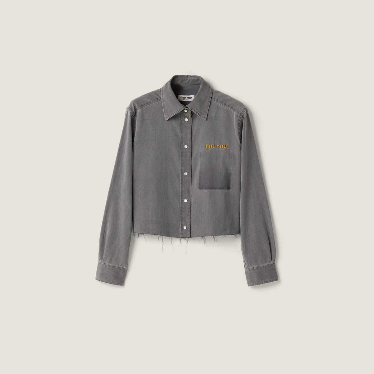 Miu Miu Camisa corta de cambray