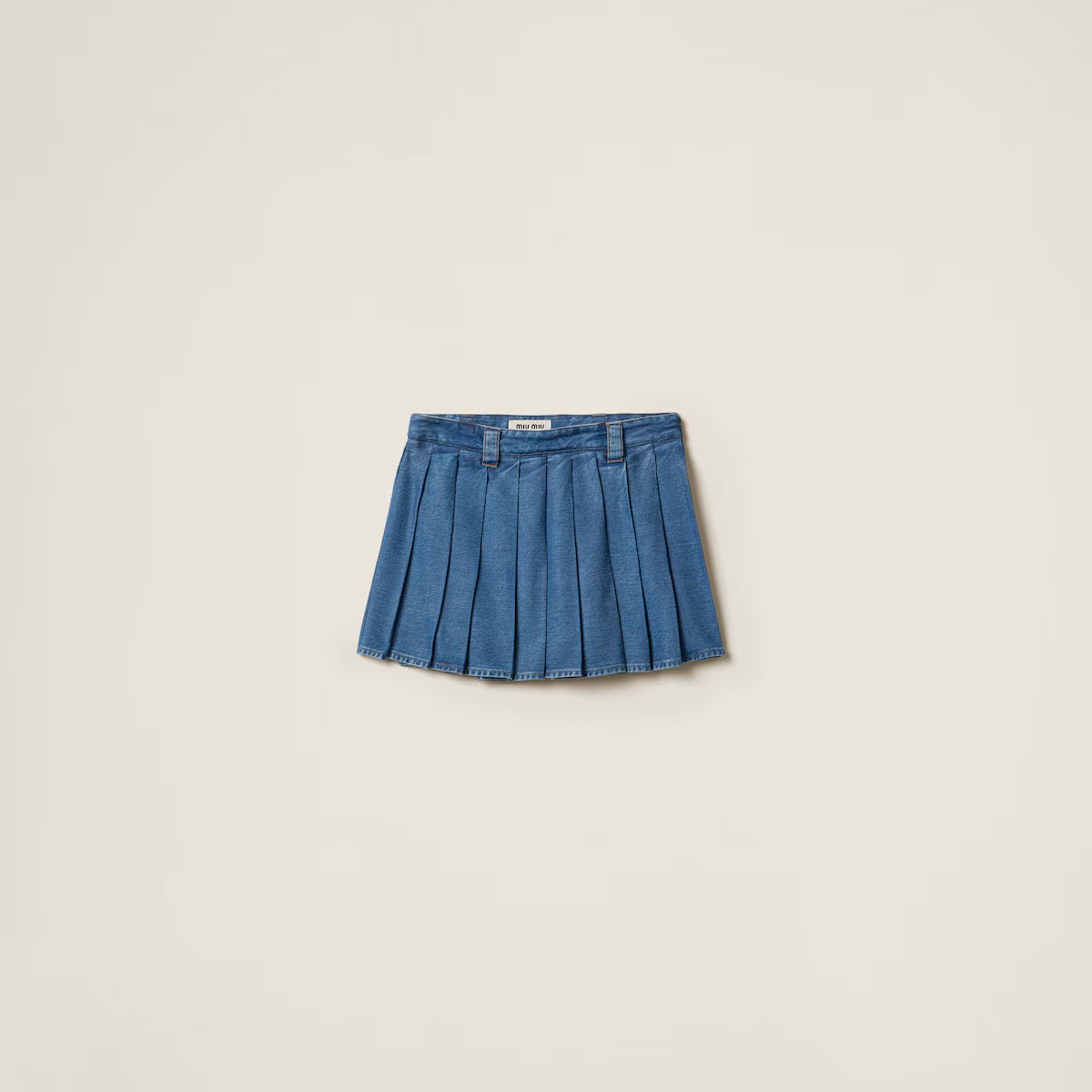 Miu Miu Minifalda de denim