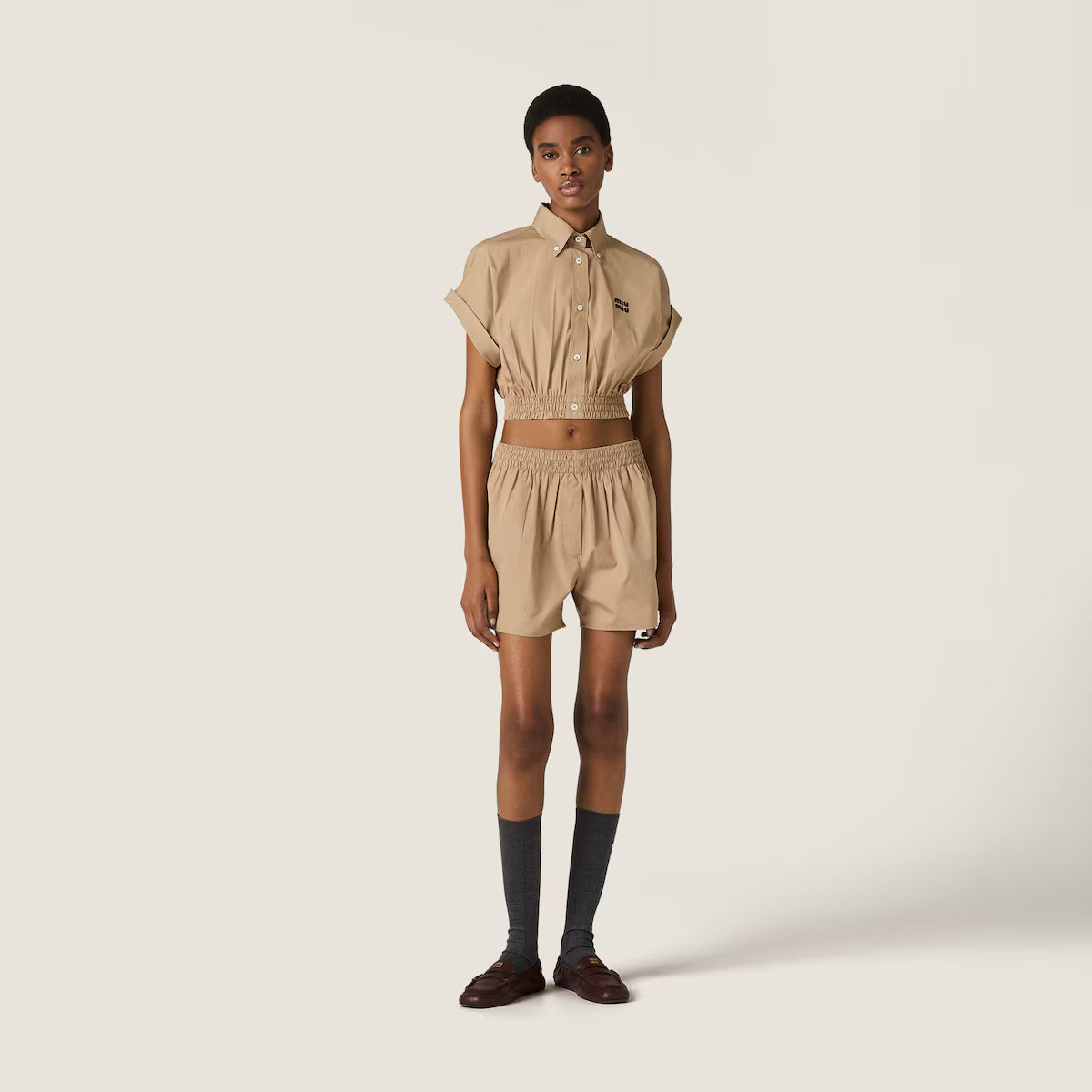 Miu Miu Camisa de popelín