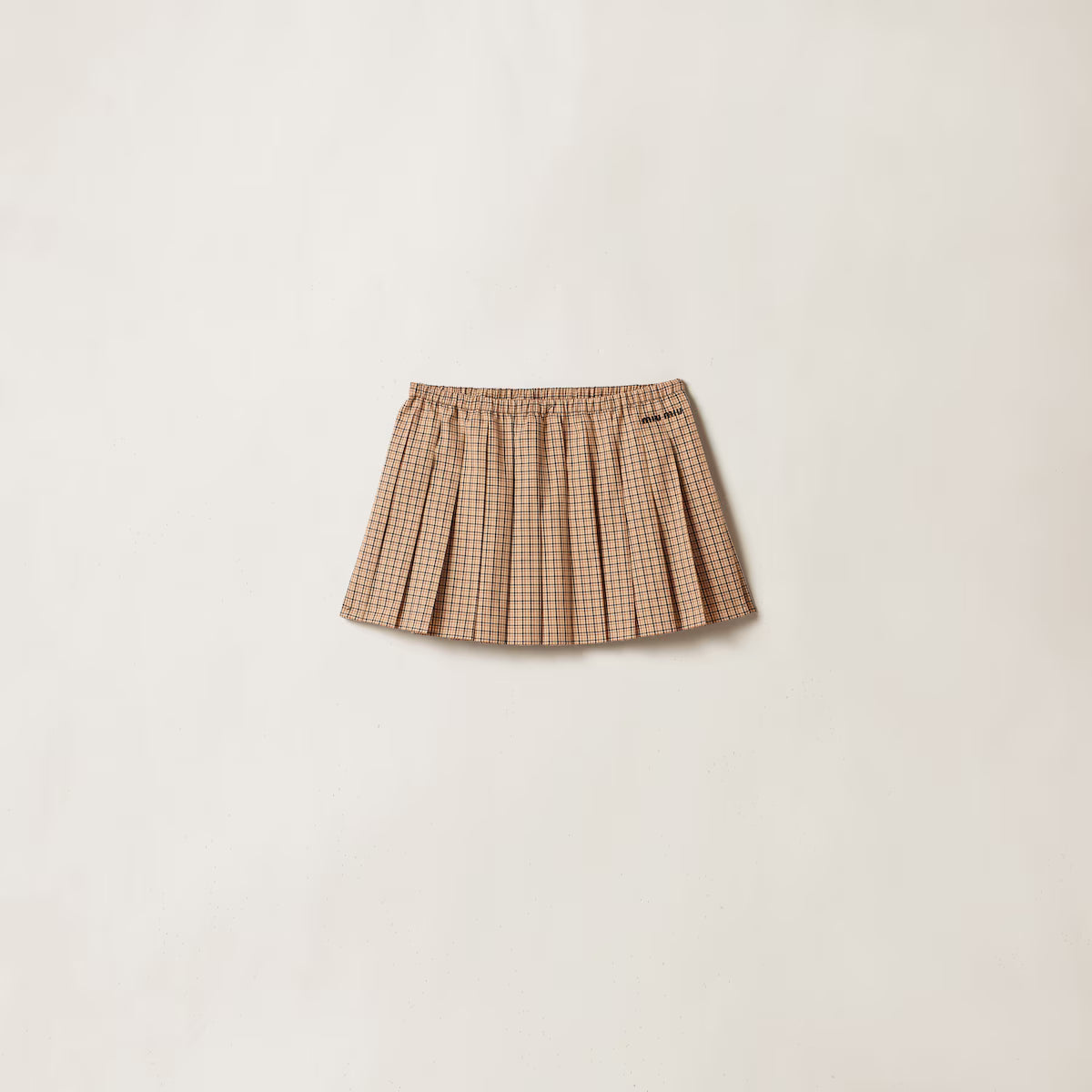 Miu Miu Minifalda a cuadros