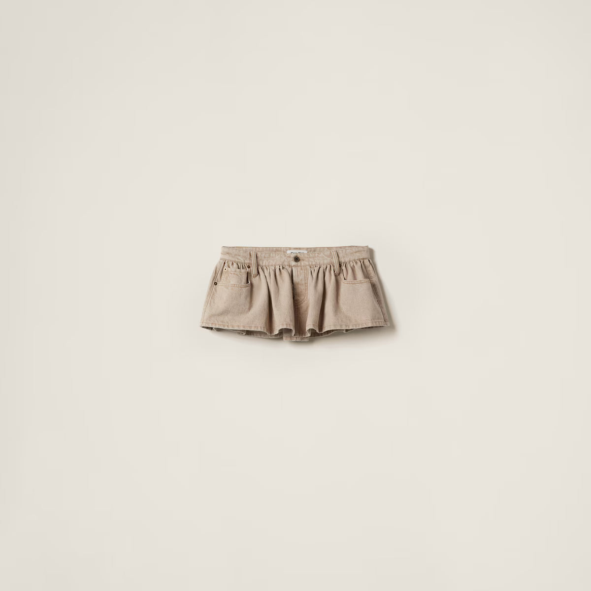 Miu Miu Minifalda de denim
