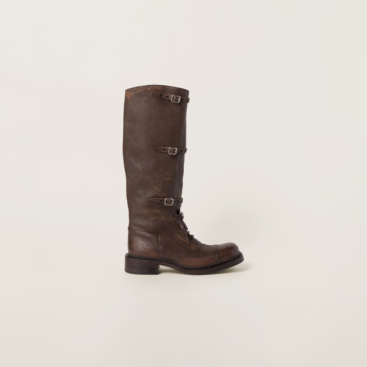 Botas Miu Miu de piel