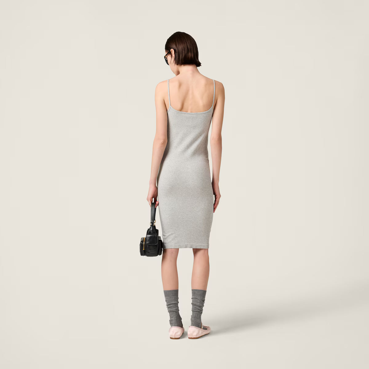 Vestido Miu Miu jaspeado sin costuras