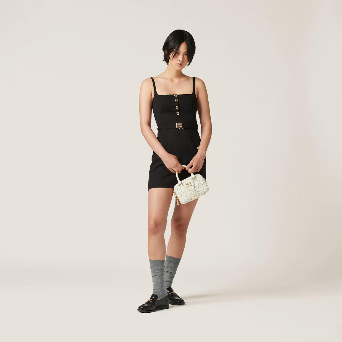Minivestido Miu Miu de grain de poudre