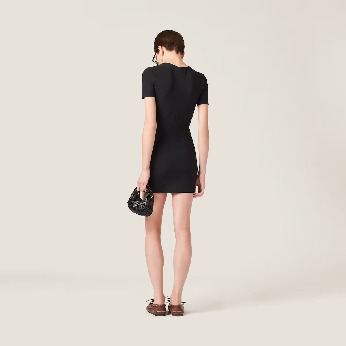 Minivestido Miu Miu de punto elástico