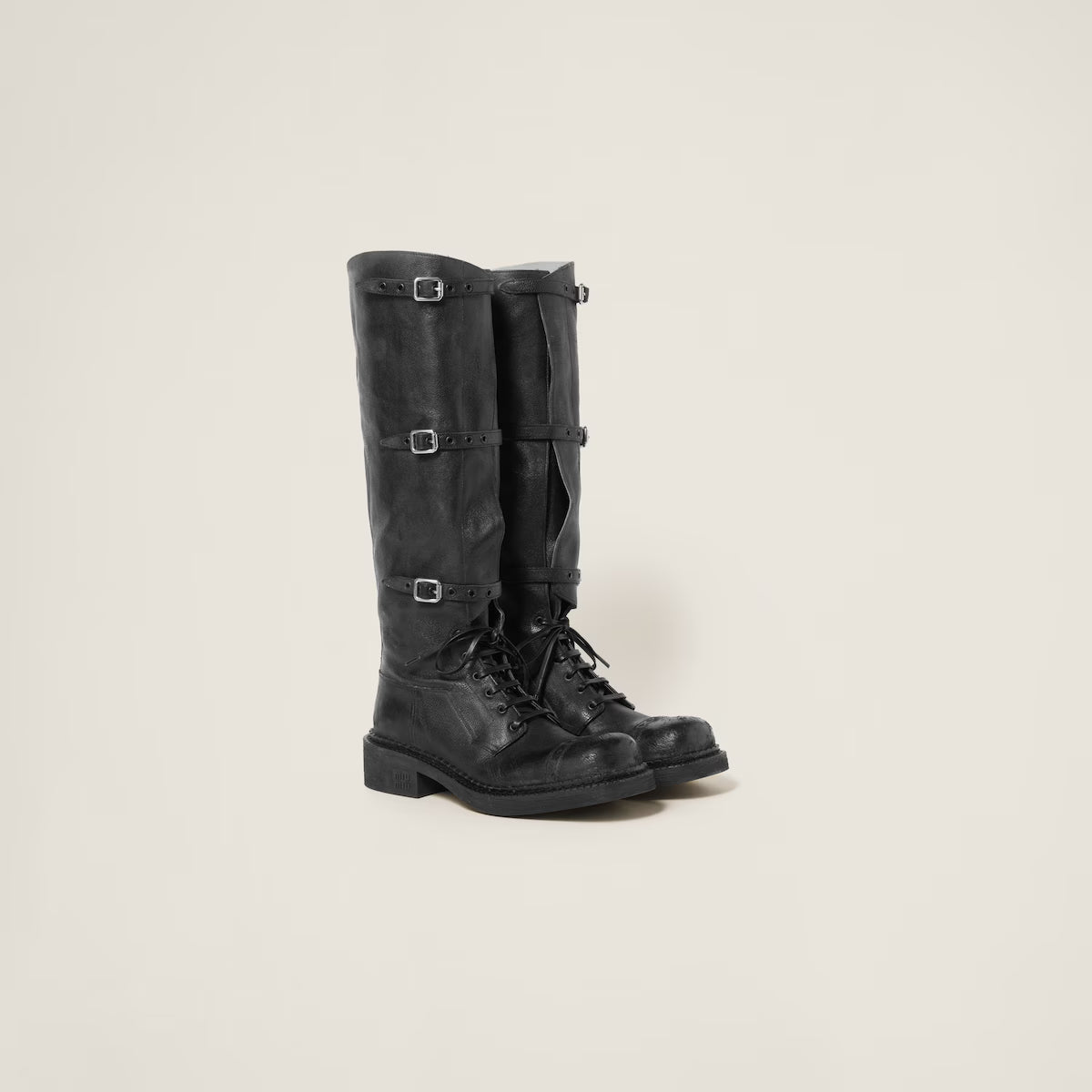 Botas Miu Miu de piel