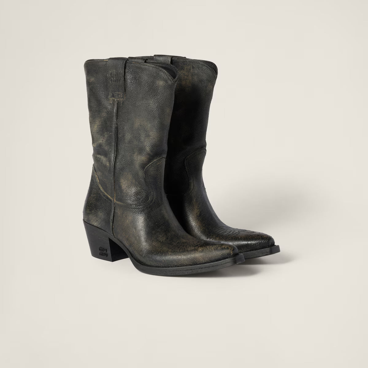 Botas Miu Miu de piel