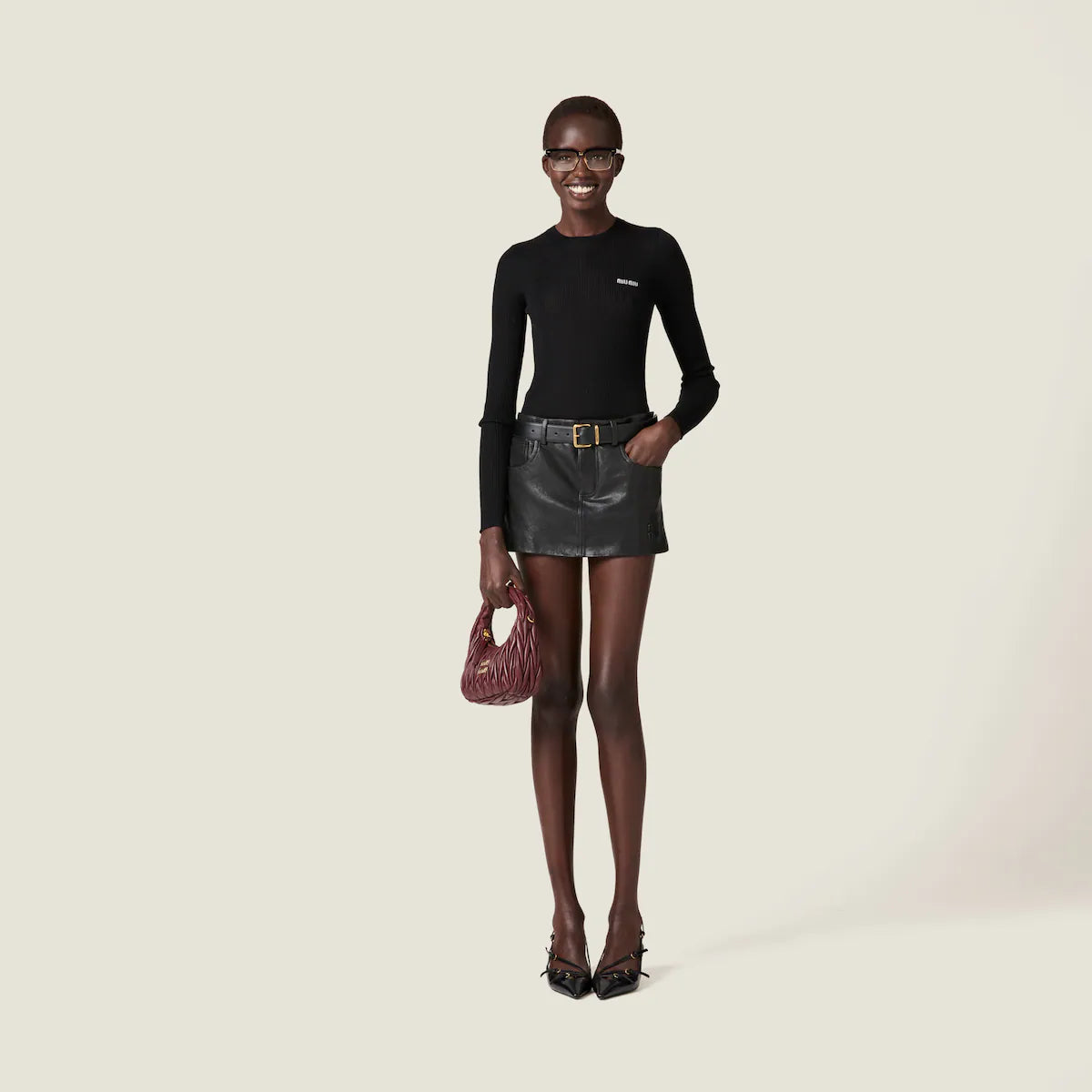 Miu Miu Jersey de cachemir y seda