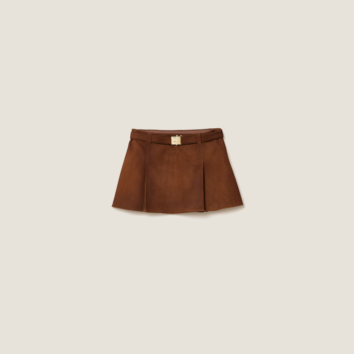 Miu Miu Falda de ante