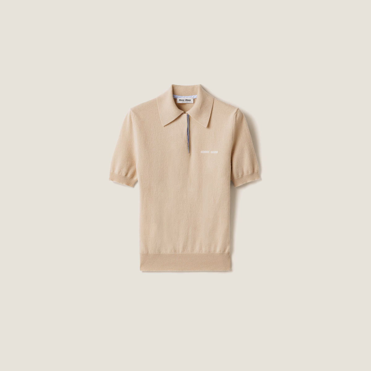 Miu Miu Jersey tipo polo de cachemir