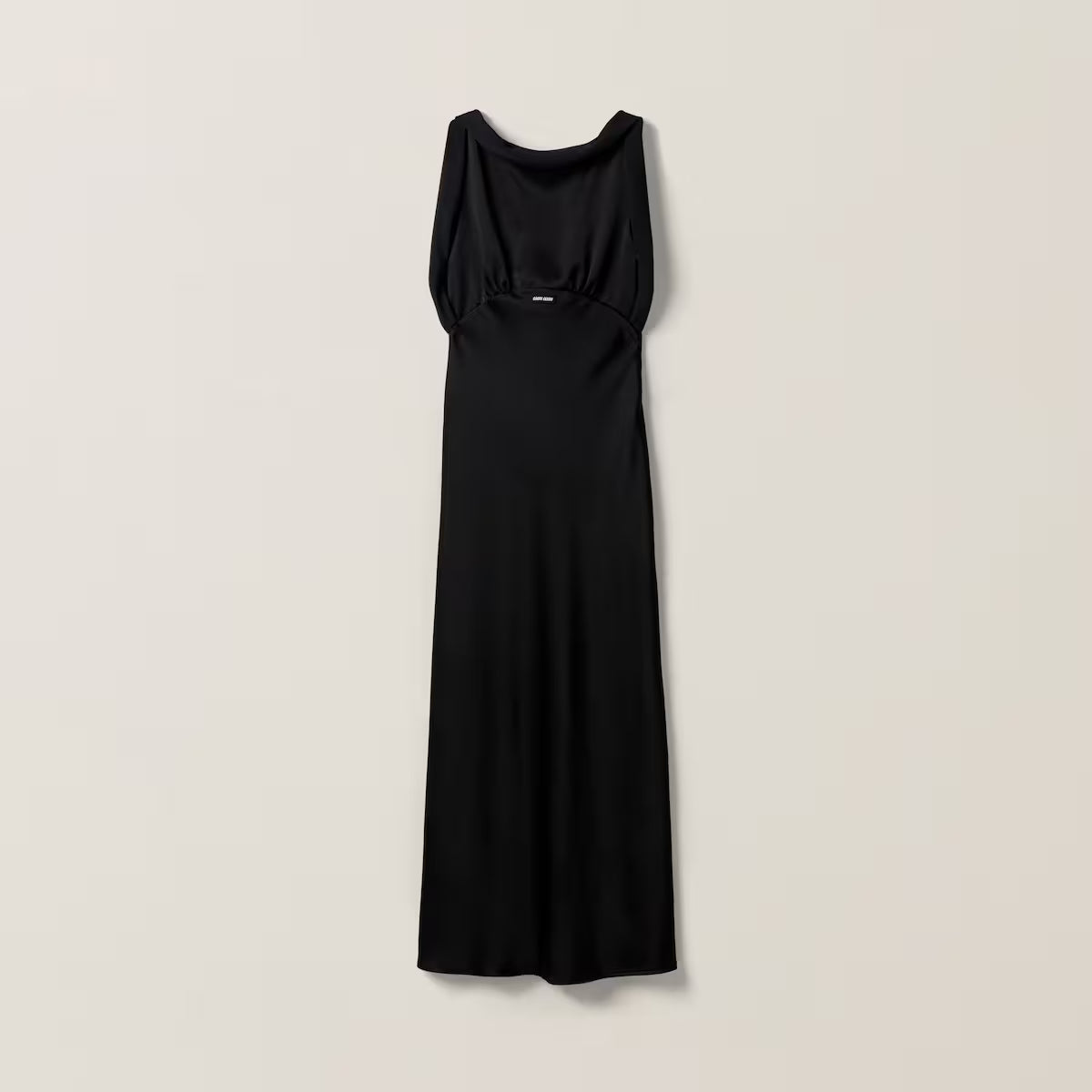 Vestido Miu Miu largo de satén