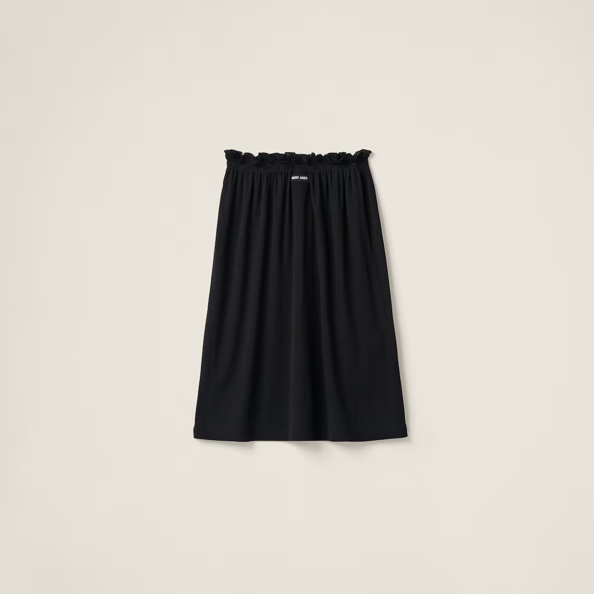 Miu Miu Falda de punto acanalado