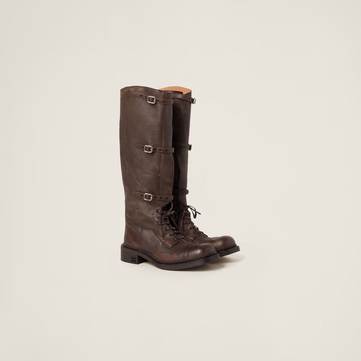 Botas Miu Miu de piel
