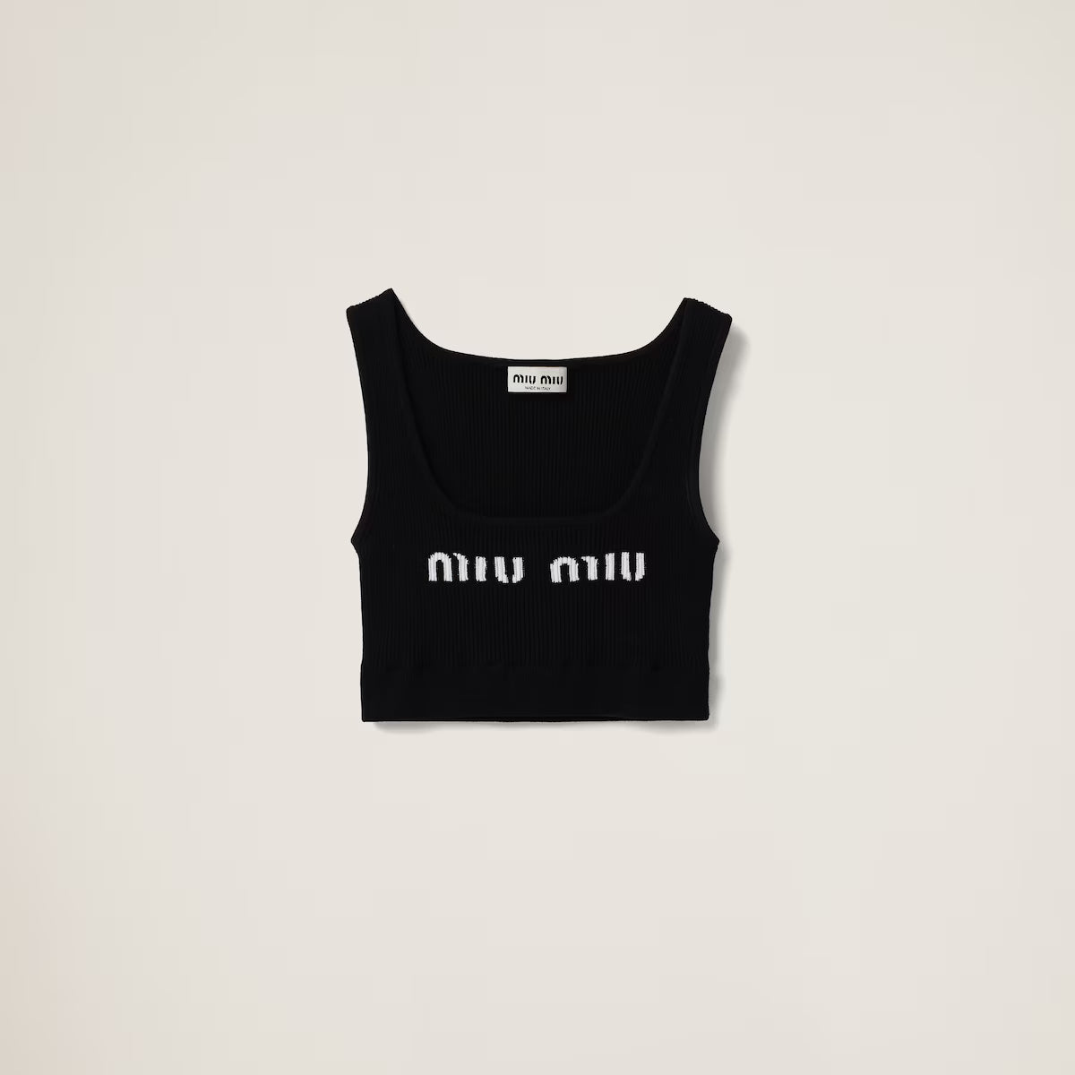 Miu Miu Top de viscosa