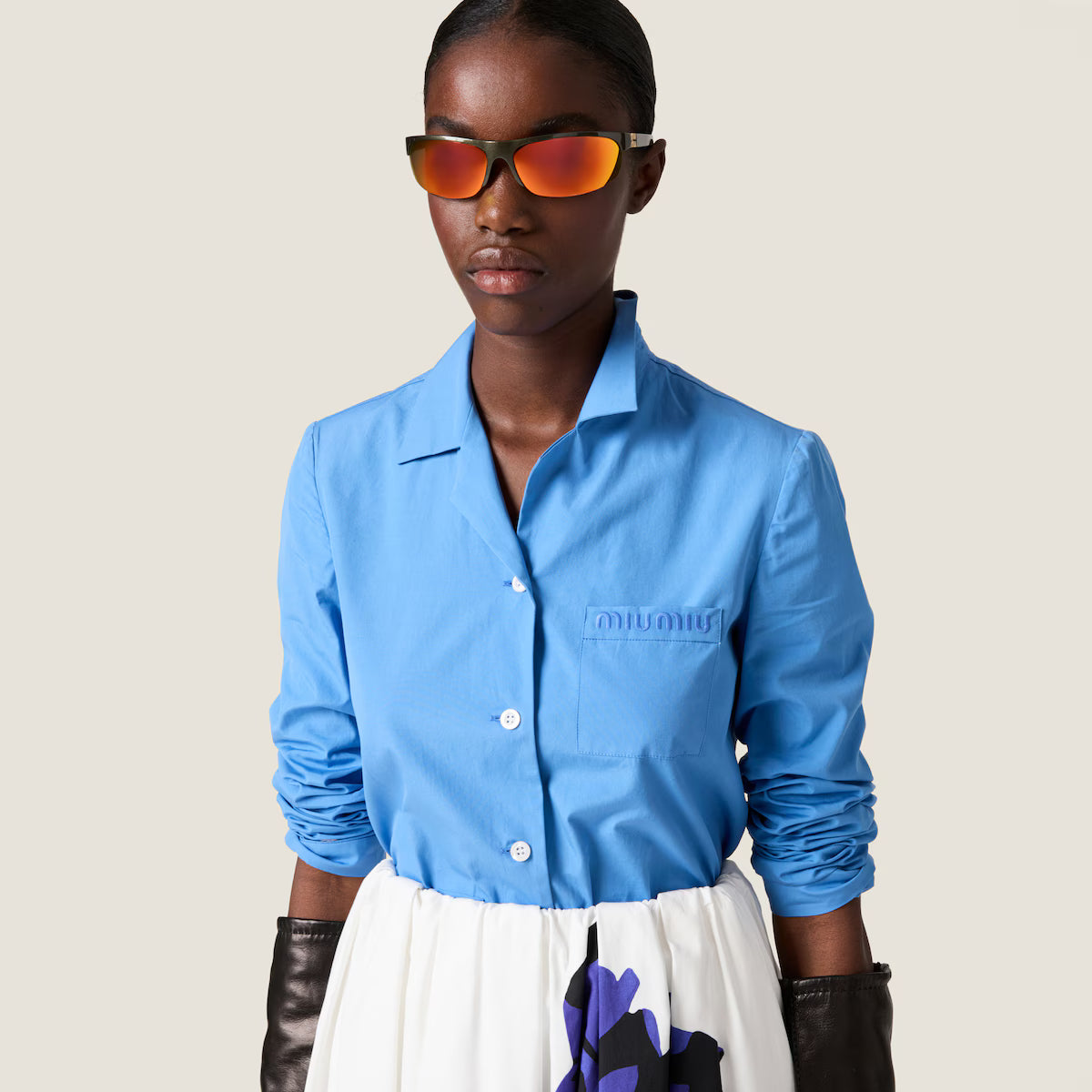 Miu Miu Camisa de popelín