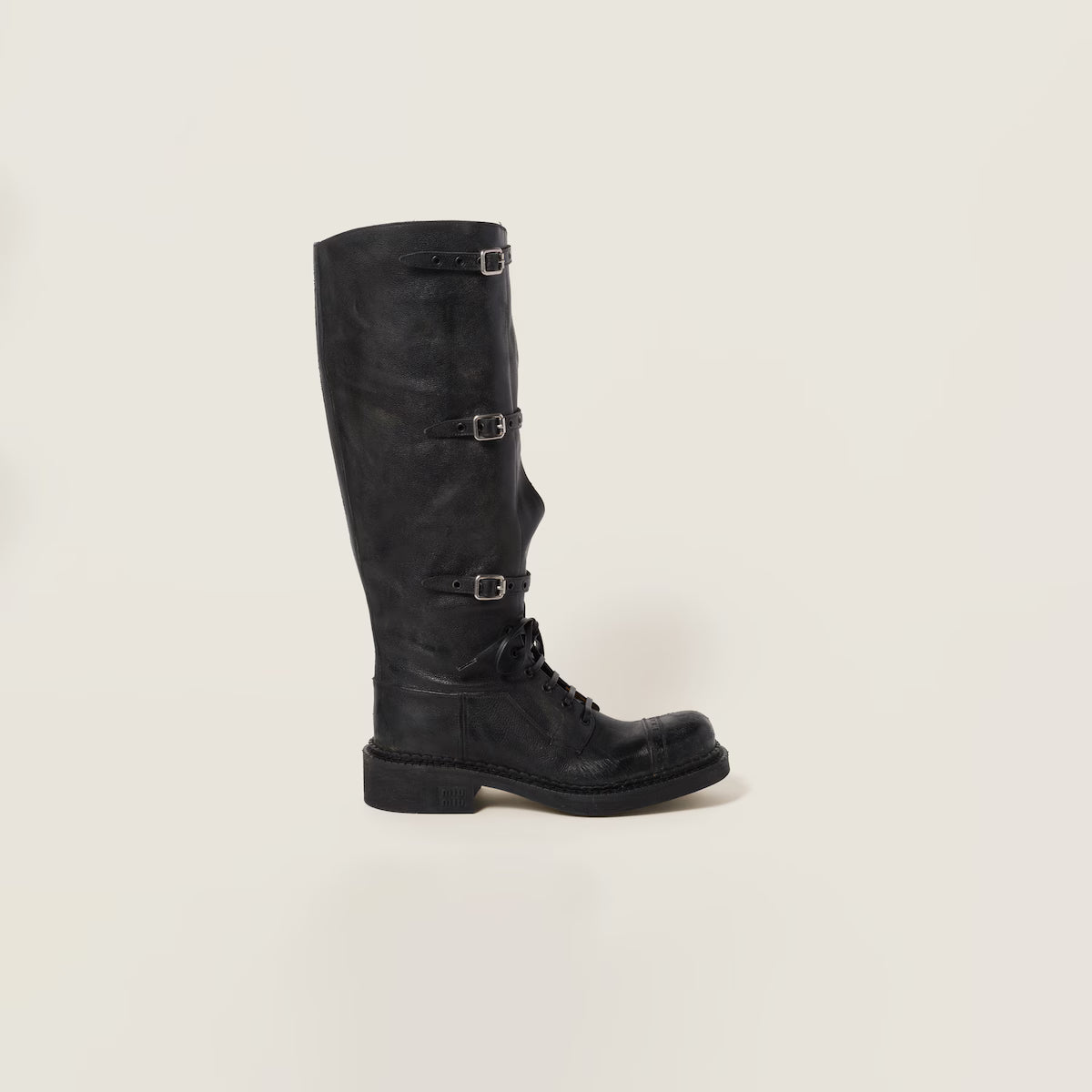 Botas Miu Miu de piel