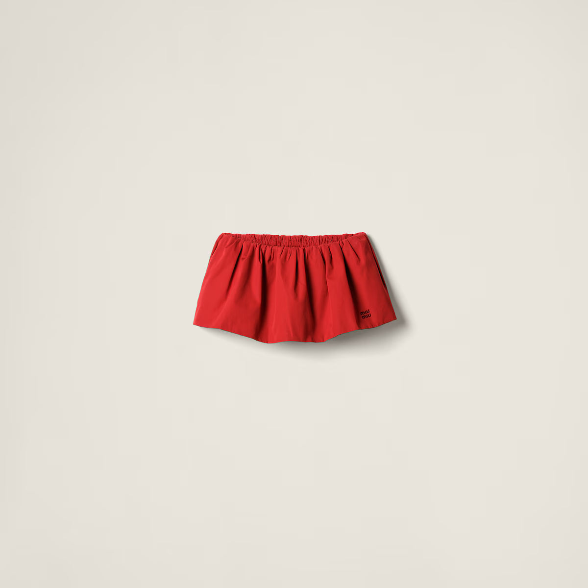 Miu Miu Minifalda de popelín