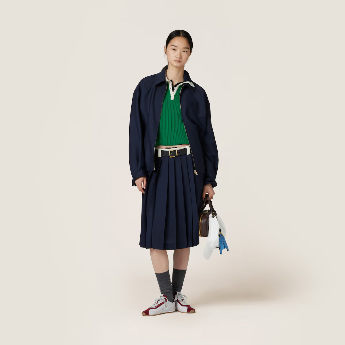 Miu Miu Falda de kid mohair