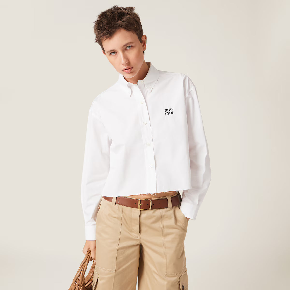 Miu Miu Camisa de popelín