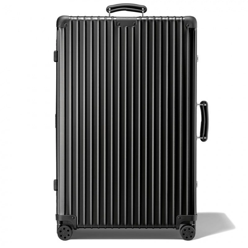 Rimowa Klassische Check-In L Aluminum Maleta Black